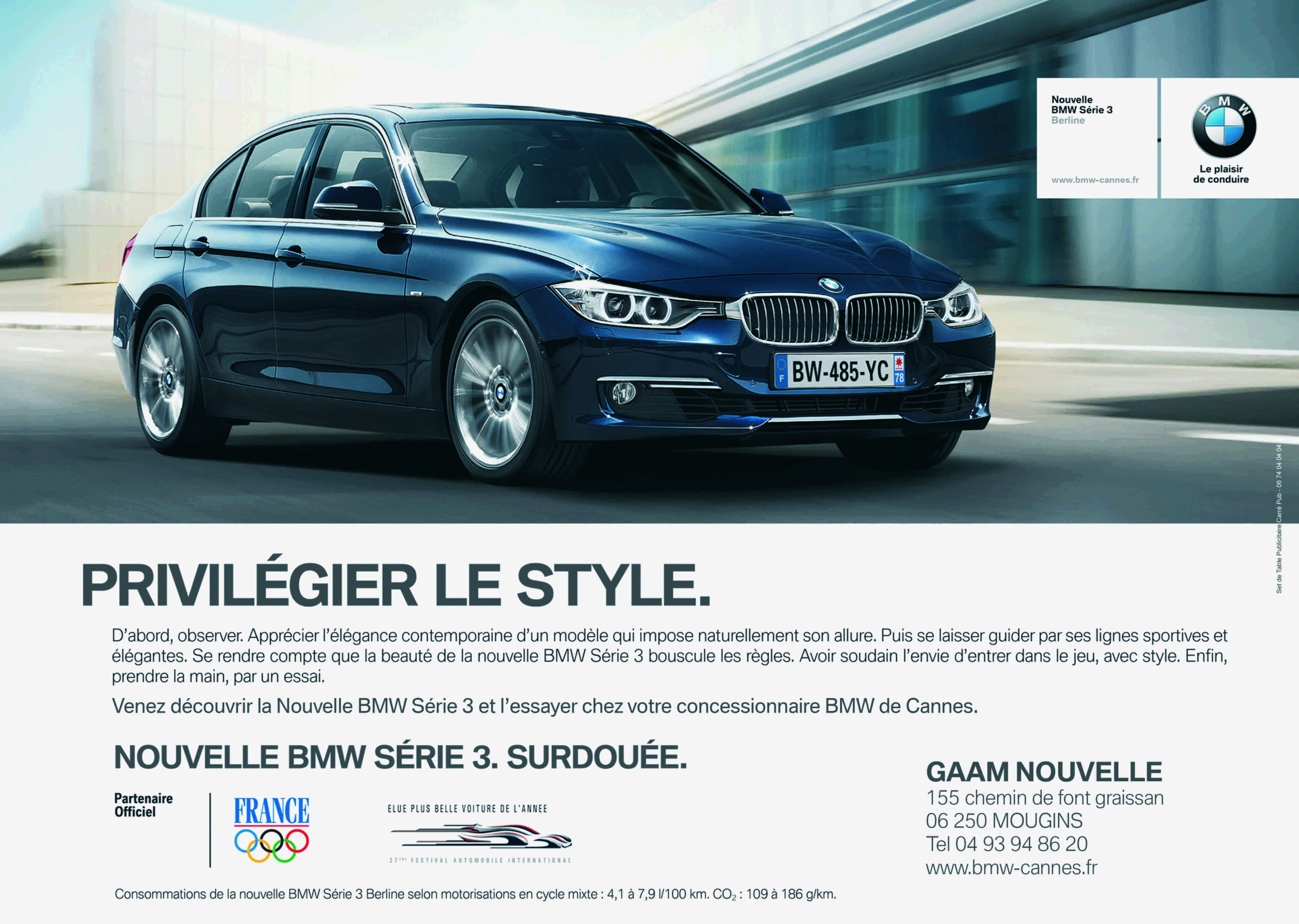 Lancement de la nouvelle BMW série 3